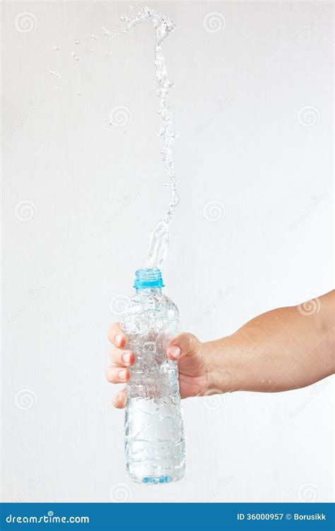 shaking a water bottle